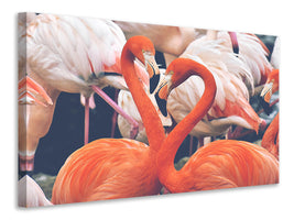 3-piece-canvas-print-colorful-flamingos