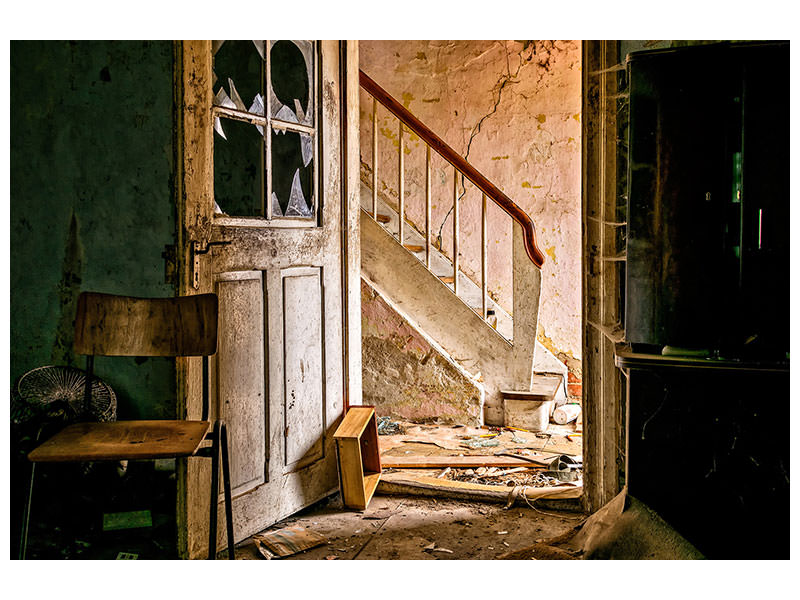 modern-4-piece-canvas-print-crumbled-stairs