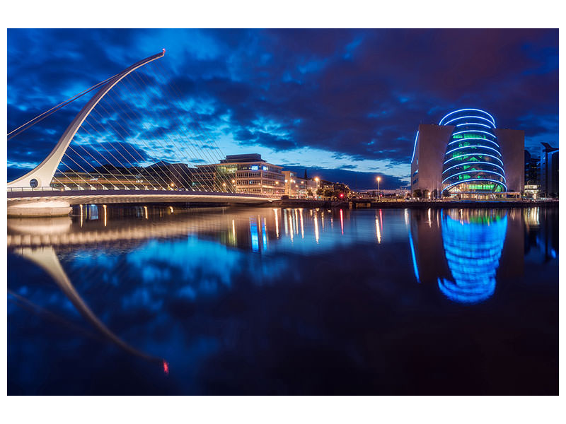 4-piece-canvas-print-dublin-samuel-beckett-bridge
