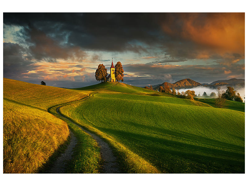 panoramic-canvas-print-evening-light-ii