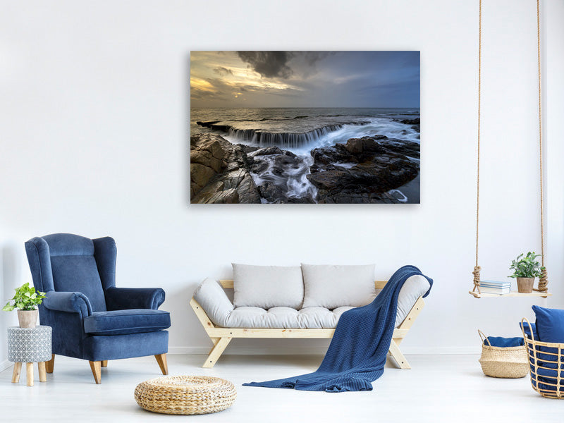 3-piece-canvas-print-evening-mood-at-the-sea