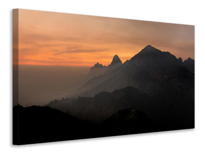 3-piece-canvas-print-evening-mood-in-the-mountains