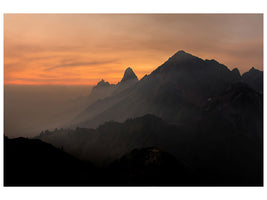 3-piece-canvas-print-evening-mood-in-the-mountains