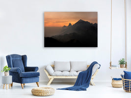 3-piece-canvas-print-evening-mood-in-the-mountains
