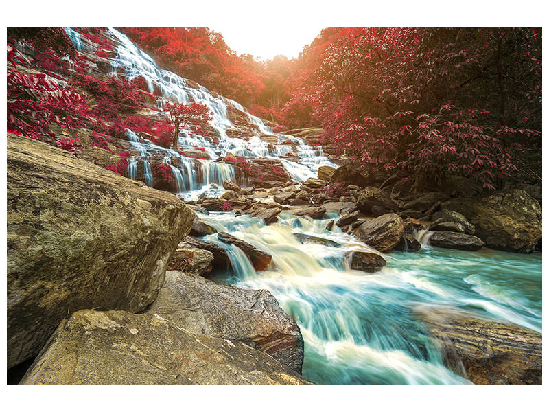 5-piece-canvas-print-exotic-waterfall