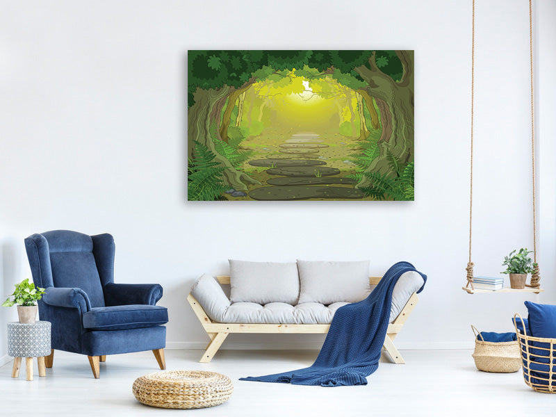 5-piece-canvas-print-fairy-tales-forest