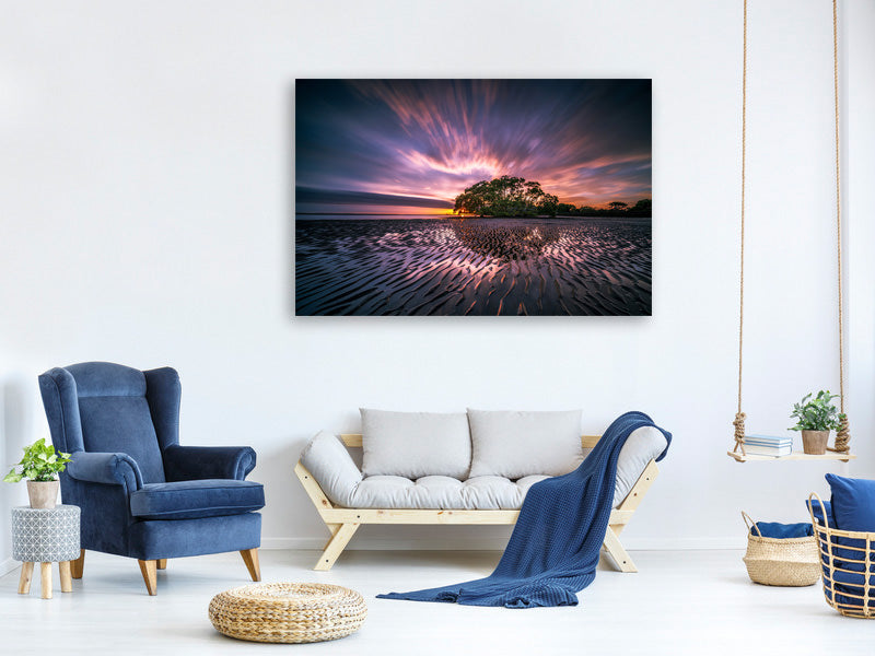 modern-4-piece-canvas-print-fascinating-landscape-by-the-sea