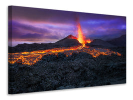 5-piece-canvas-print-fire-at-blue-hour