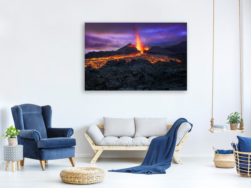 3-piece-canvas-print-fire-at-blue-hour