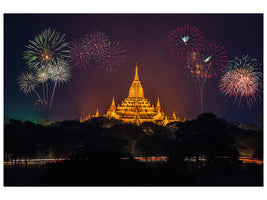 panoramic-3-piece-canvas-print-fireworks-at-the-temple