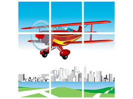 canvas-print-flying-aircraft