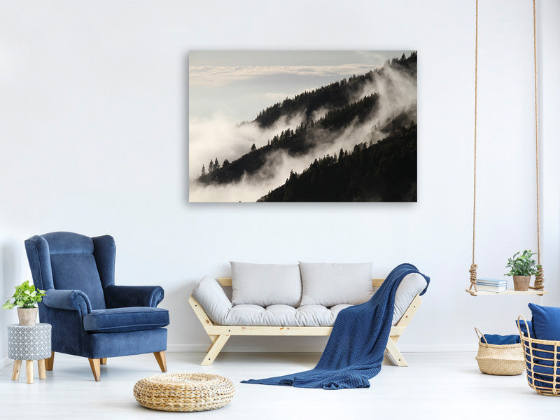 5-piece-canvas-print-fog-in-the-woods