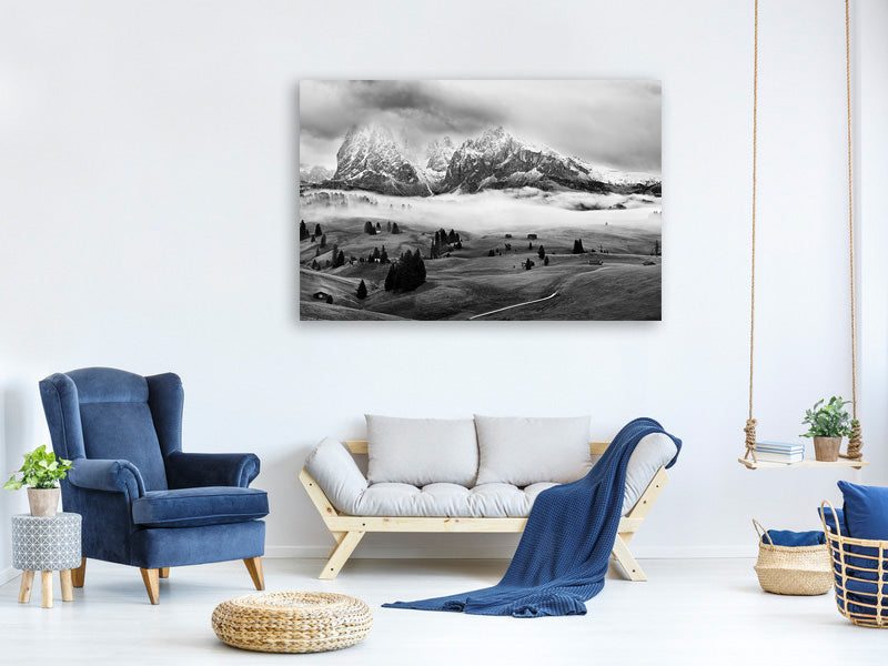 4-piece-canvas-print-foggy-dolomites