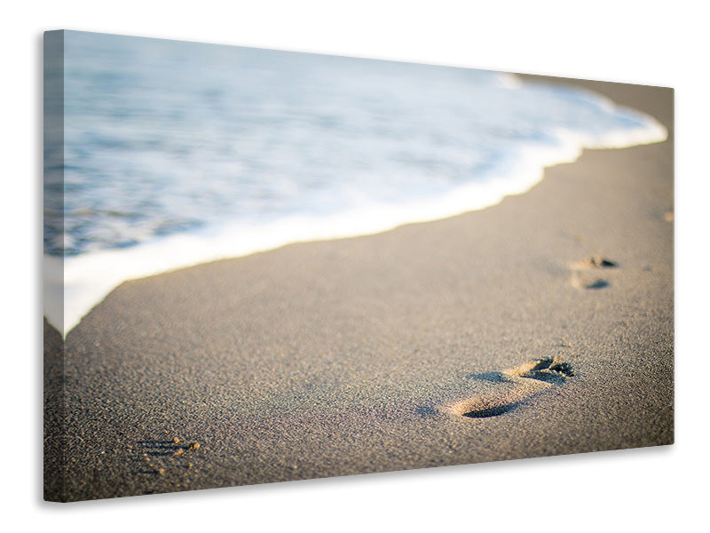 modern-3-piece-canvas-print-footprints-in-the-sand-on-the-beach