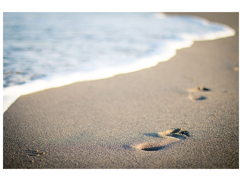 modern-3-piece-canvas-print-footprints-in-the-sand-on-the-beach
