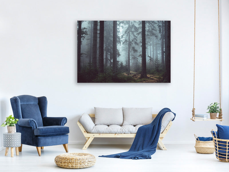 3-piece-canvas-print-forest-in-the-fog