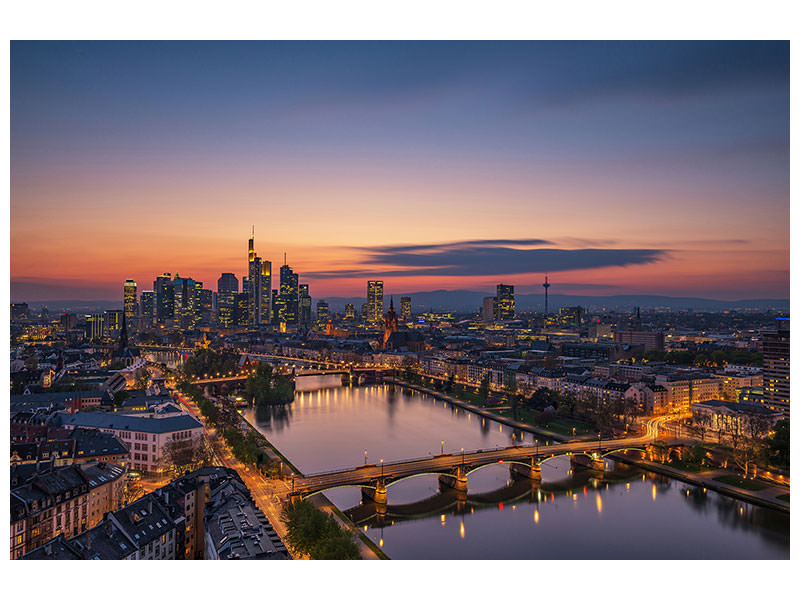 3-piece-canvas-print-frankfurt-skyline-at-sunset