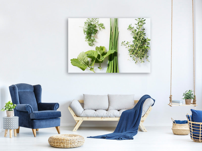 4-piece-canvas-print-fresh-herbs