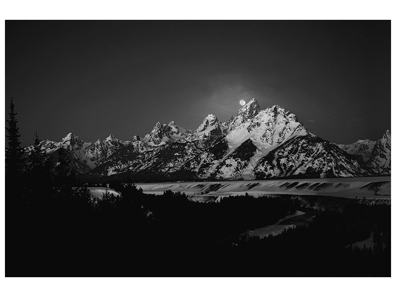 modern-4-piece-canvas-print-in-the-glow-of-the-full-moon