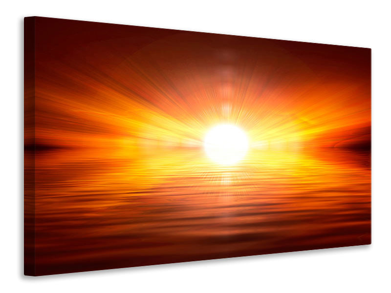 4-piece-canvas-print-glowing-sunset