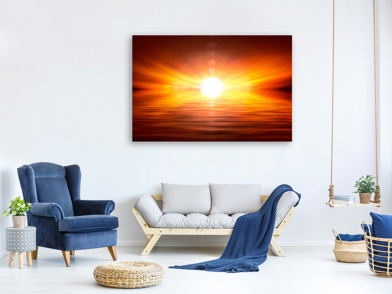 5-piece-canvas-print-glowing-sunset