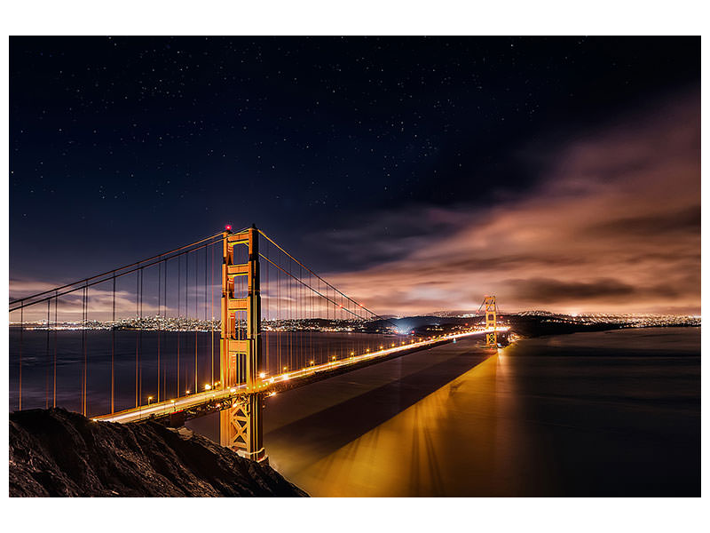 modern-4-piece-canvas-print-golden-gate-to-stars