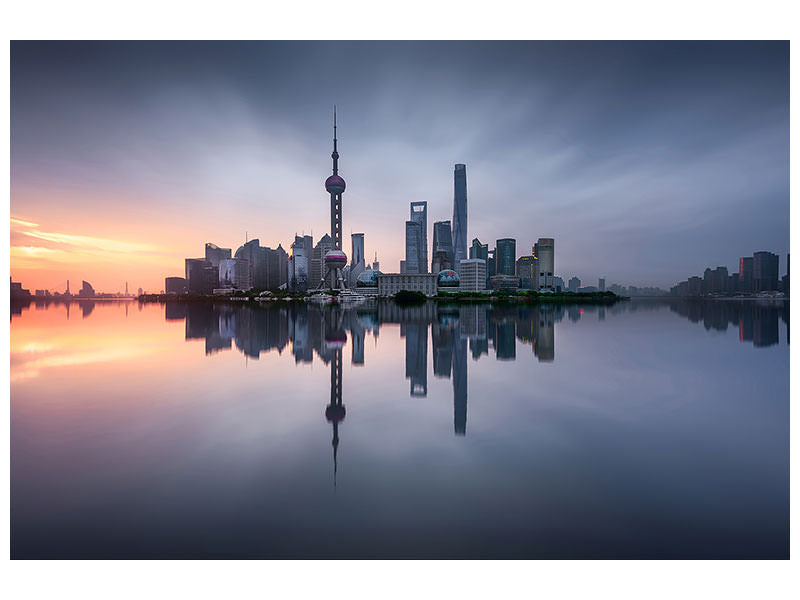 modern-4-piece-canvas-print-good-morning-shanghai