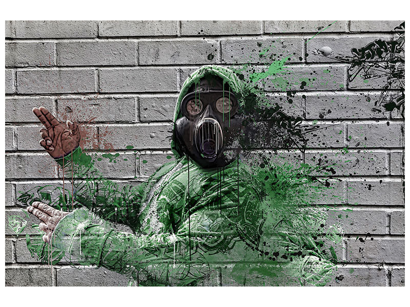 3-piece-canvas-print-graffiti-gas-mask