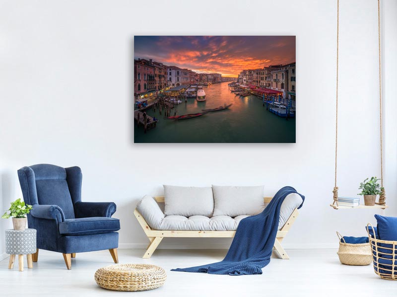 canvas-print-sunset-over-venice