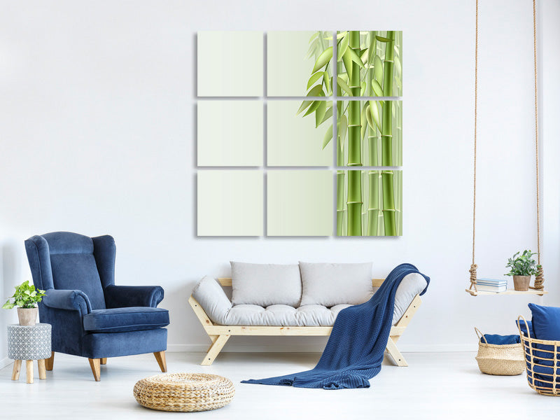 canvas-print-green-bamboo