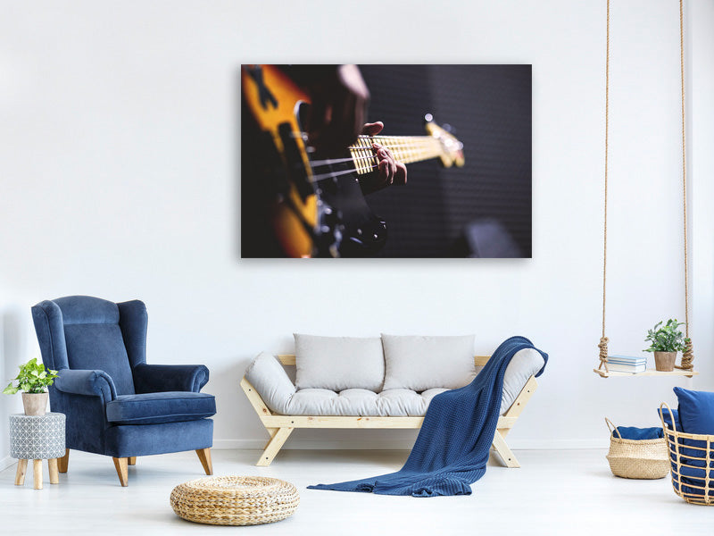 panoramic-canvas-print-guitar-player