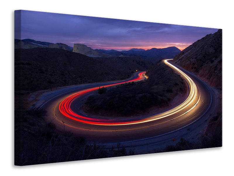 5-piece-canvas-print-headlights-and-brake-lights
