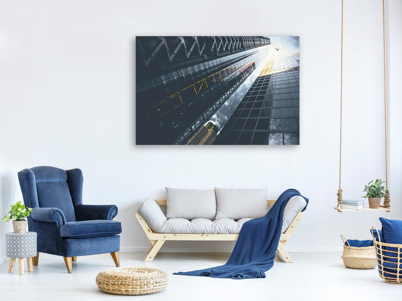 5-piece-canvas-print-helicopter-over-skyscraper