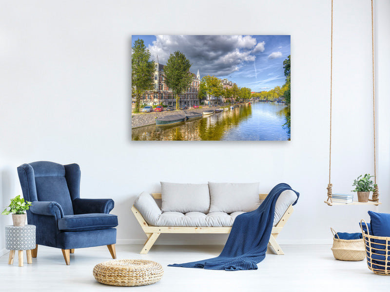 4-piece-canvas-print-idyllic-amsterdam
