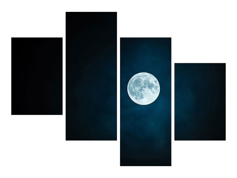 panoramic-3-piece-canvas-print-imposing-full-moon