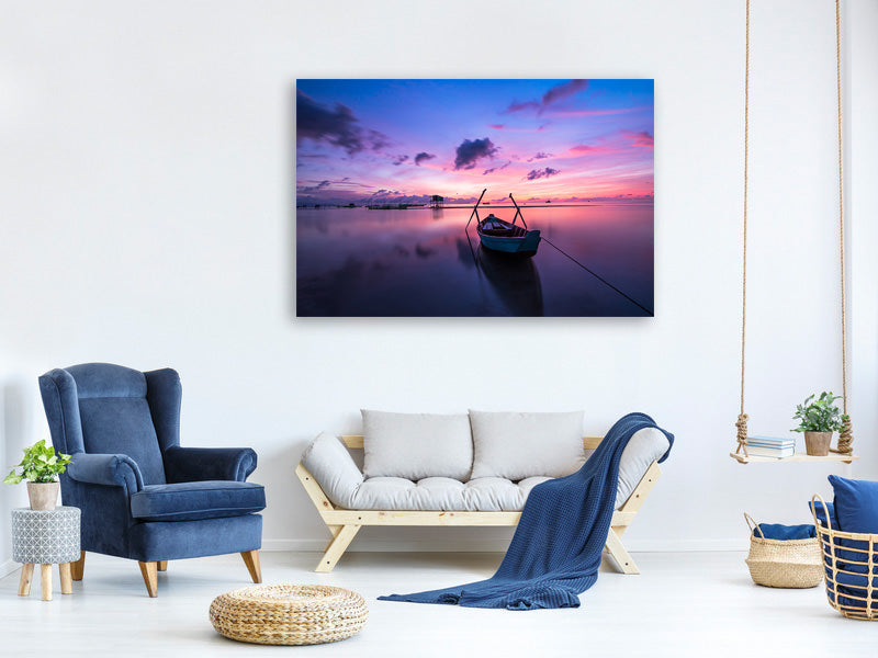 4-piece-canvas-print-impressive-sunset-at-the-sea