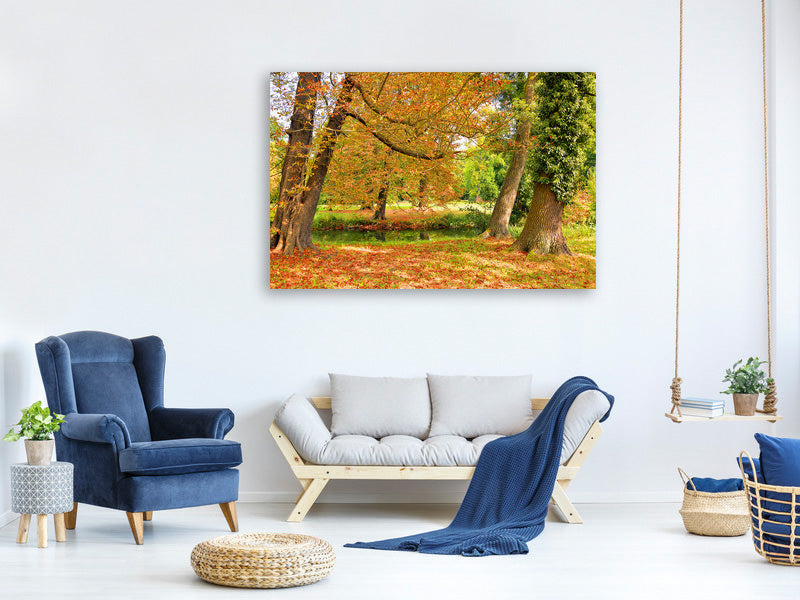 3-piece-canvas-print-in-the-middle-of-autumn-trees