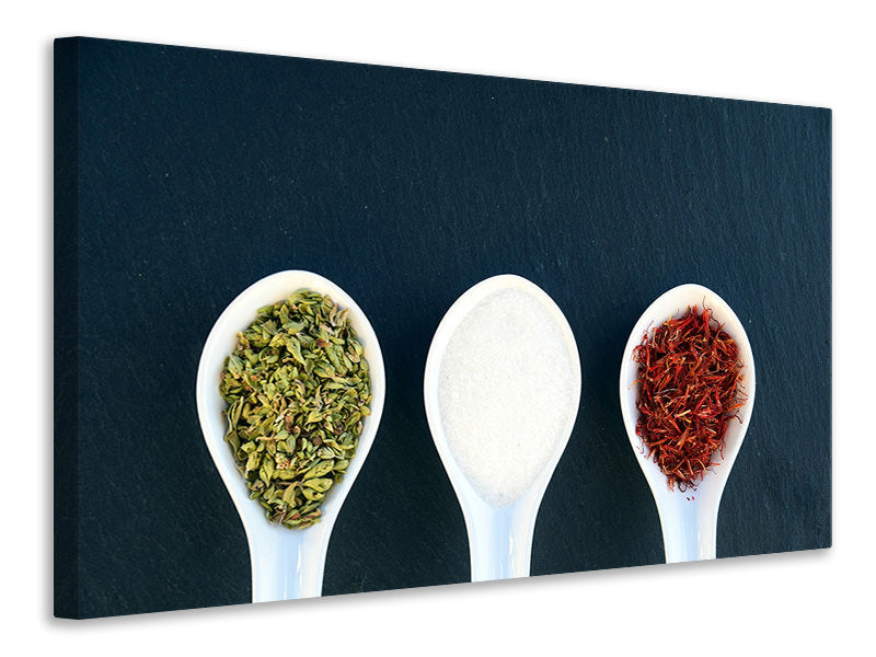 5-piece-canvas-print-italian-spices-in-the-spoon