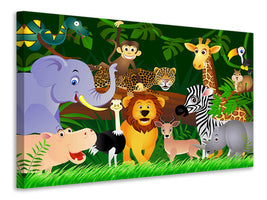 5-piece-canvas-print-jungle-king