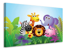 4-piece-canvas-print-jungle