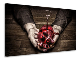 modern-3-piece-canvas-print-key-to-my-heart