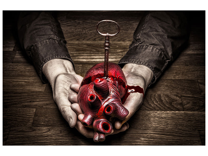 modern-3-piece-canvas-print-key-to-my-heart