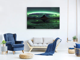 modern-4-piece-canvas-print-kirkjufell-aurora