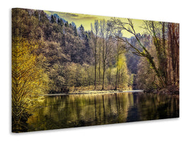 modern-3-piece-canvas-print-lake-in-the-forest