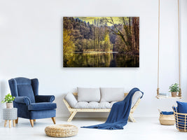 5-piece-canvas-print-lake-in-the-forest