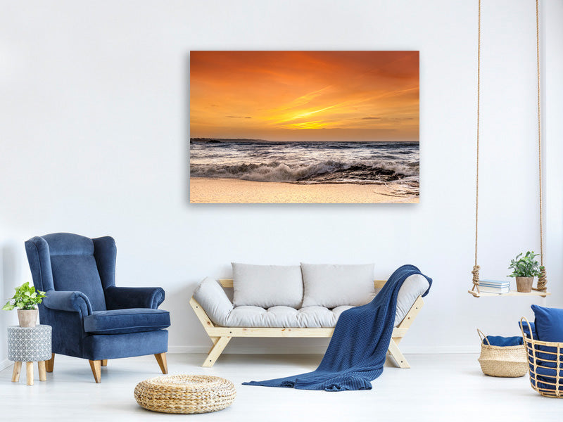 4-piece-canvas-print-lake-with-sunset