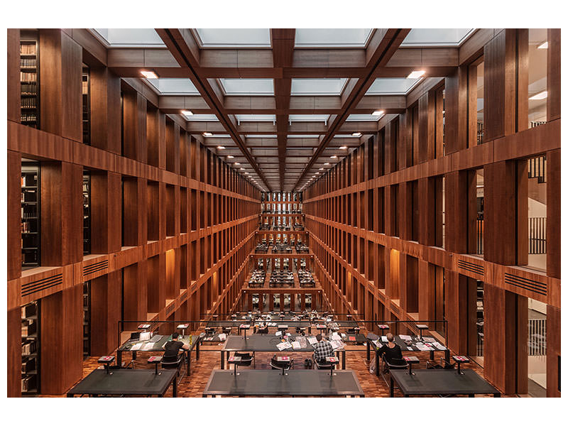 modern-4-piece-canvas-print-library-in-berlin