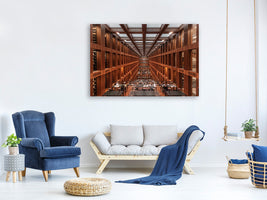 panoramic-3-piece-canvas-print-library-in-berlin