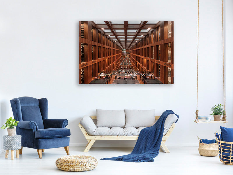 panoramic-3-piece-canvas-print-library-in-berlin