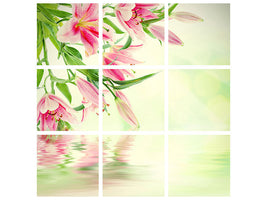 canvas-print-lilies-on-water